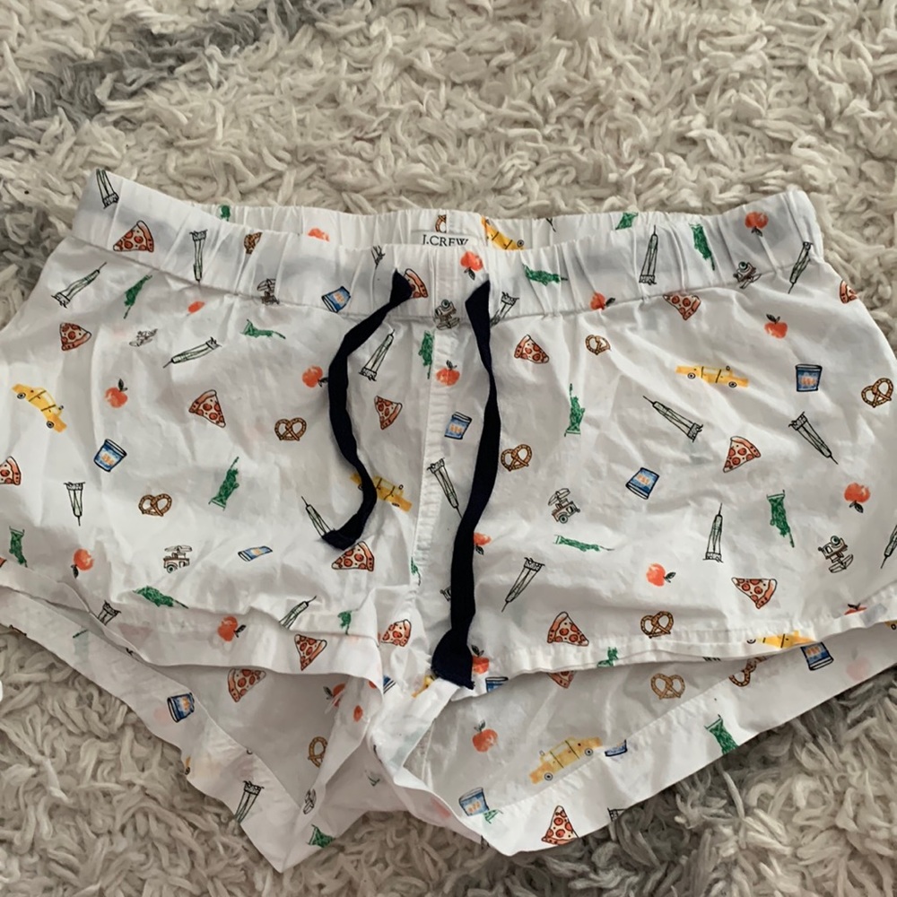 J-Crew pajama shorts